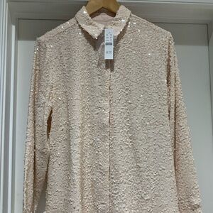 JCrew Sequin Shirt